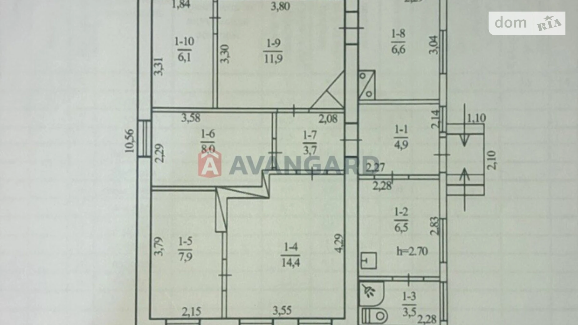 Продается одноэтажный дом 73 кв. м с участком, цена: 39500 $ - фото 2