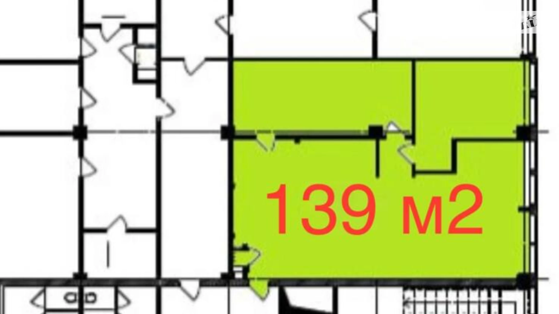 Сдается в аренду офис 139 кв. м в бизнес-центре, цена: 1180 $ - фото 2