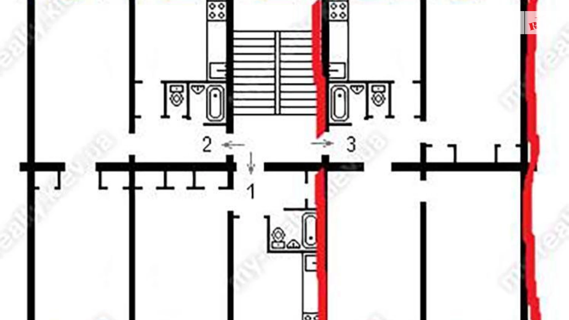 Продається 3-кімнатна квартира 62.33 кв. м у Києві, вул. Данила Щербаківського(Щербакова), 53 - фото 3