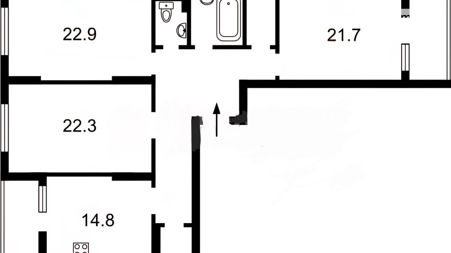 Продается 3-комнатная квартира 115.2 кв. м в Киеве, ул. Олевская, 5 - фото 2