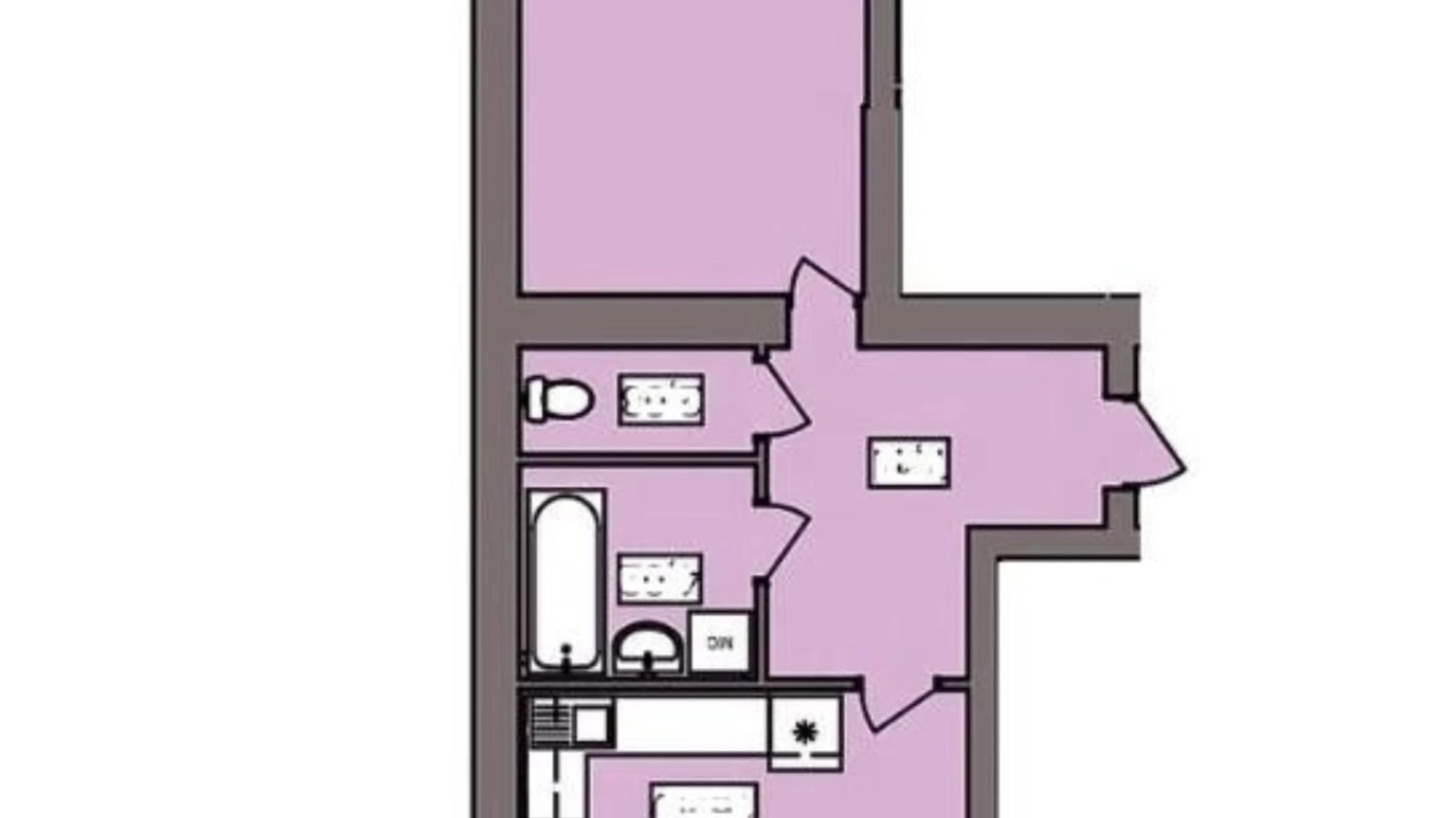 Продается 1-комнатная квартира 51.5 кв. м в Хмельницком, ул. Северная, 115 - фото 4