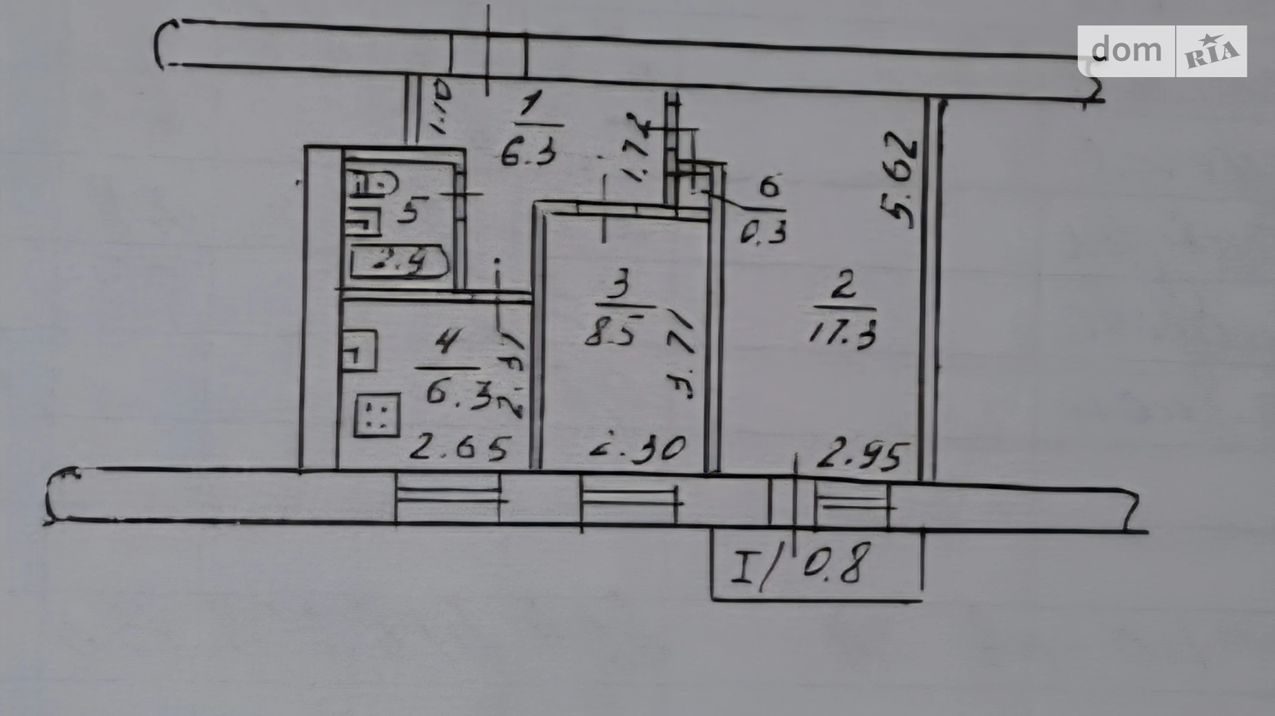 Продается 2-комнатная квартира 42.4 кв. м в Днепре, просп. Поля Александра, 139 - фото 4