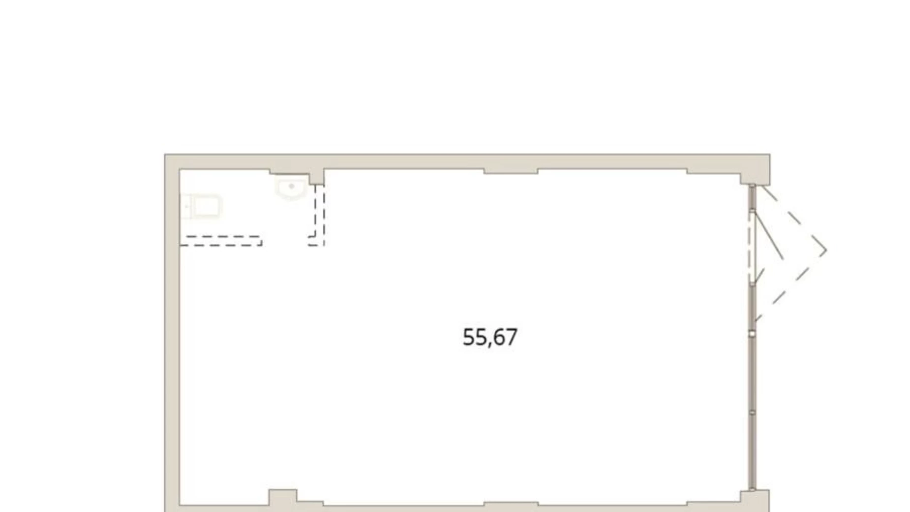 Сдается в аренду объект сферы услуг 56 кв. м в 9-этажном здании, цена: 800 $ - фото 5