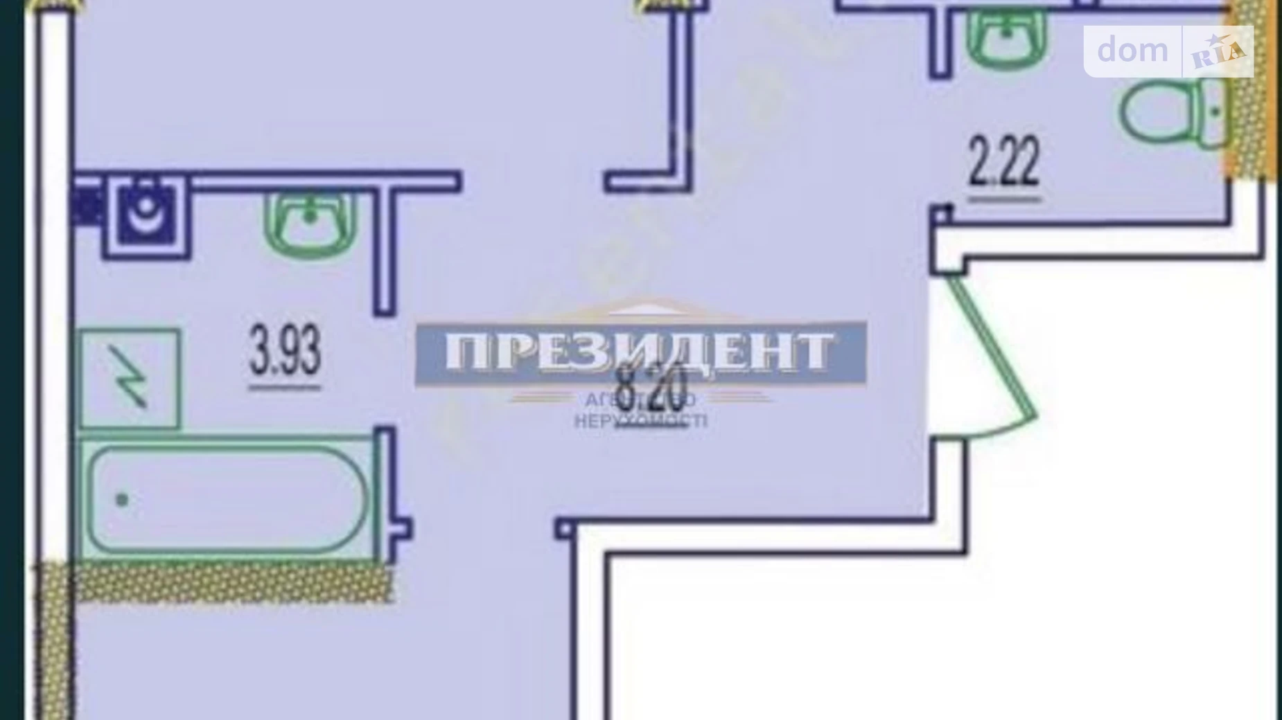 Продається 2-кімнатна квартира 68 кв. м у Лиманці, вул. Будівельна - фото 5