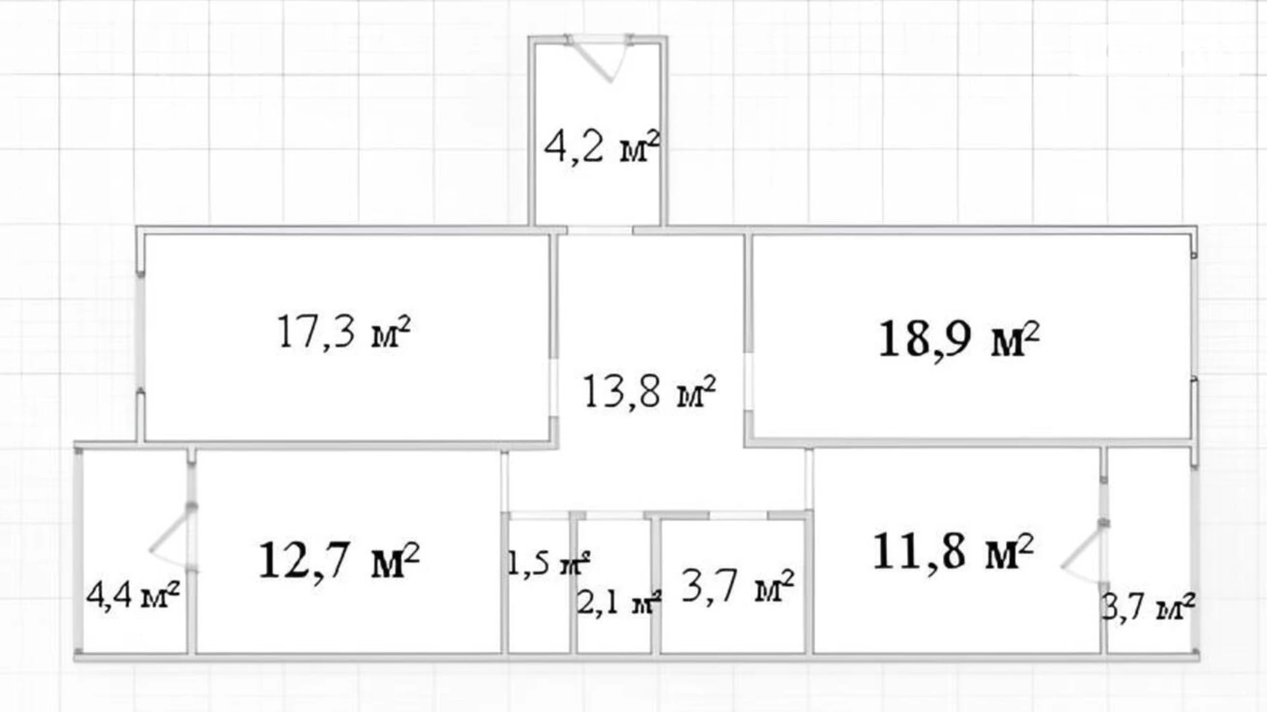 Продається 1-кімнатна квартира 33 кв. м у Тульчині, вул. Миколи Леонтовича - фото 2