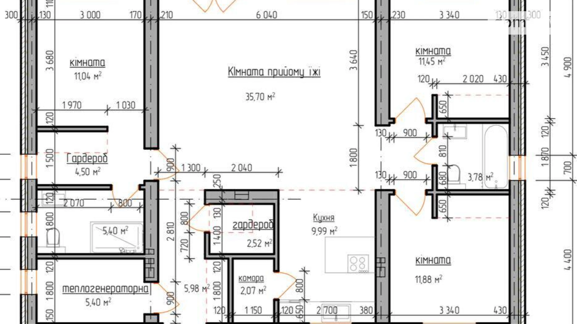 Продается одноэтажный дом 117 кв. м с участком, цена: 95000 $ - фото 3