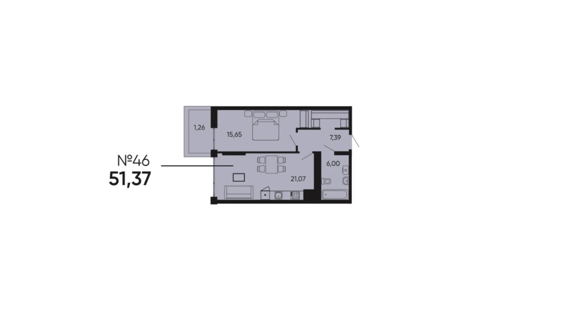 Продается 1-комнатная квартира 51 кв. м в Львове, ул. Раковского, 24А - фото 3