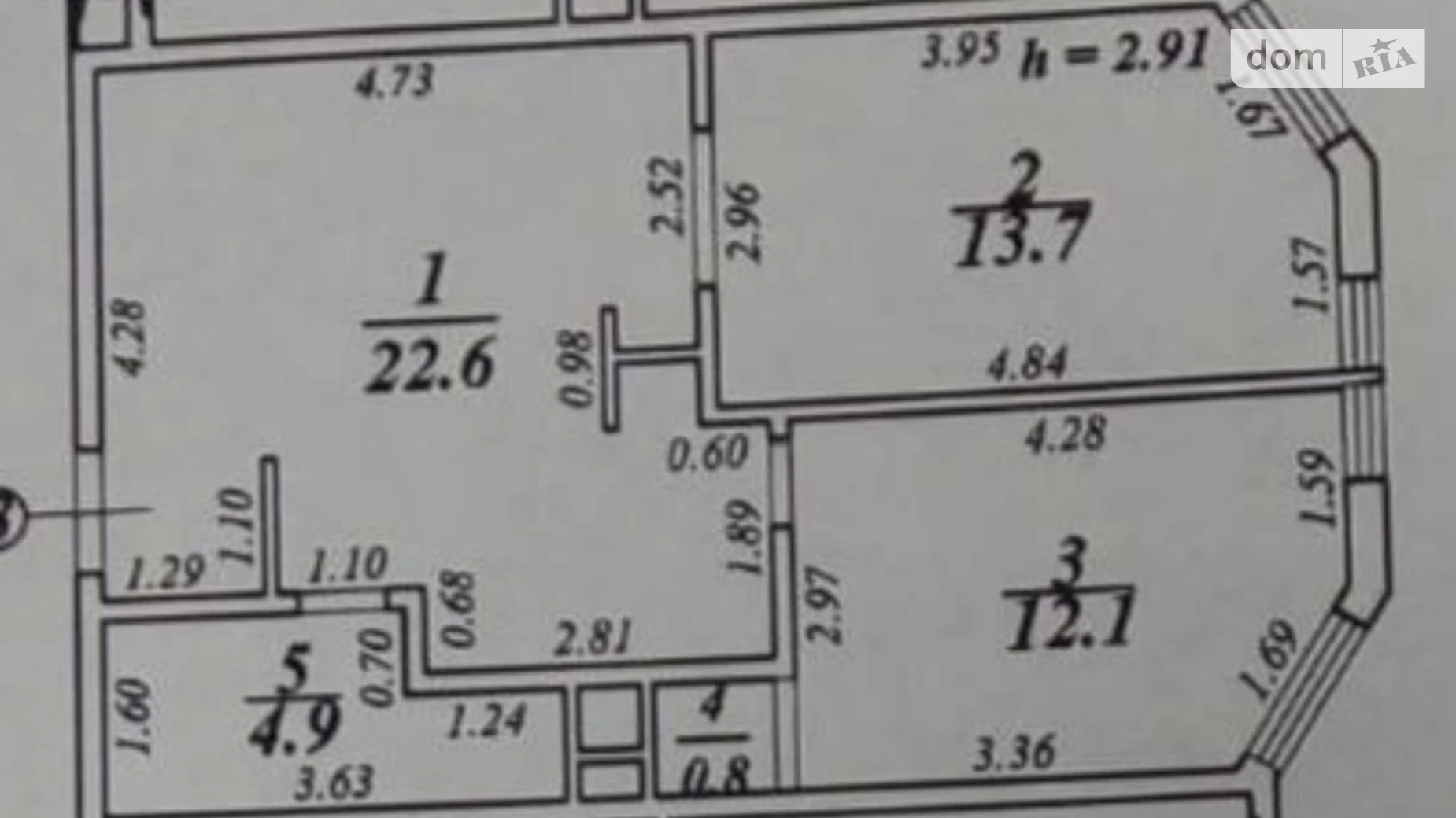 Продается 2-комнатная квартира 55 кв. м в Одессе, бул. Итальянский - фото 2
