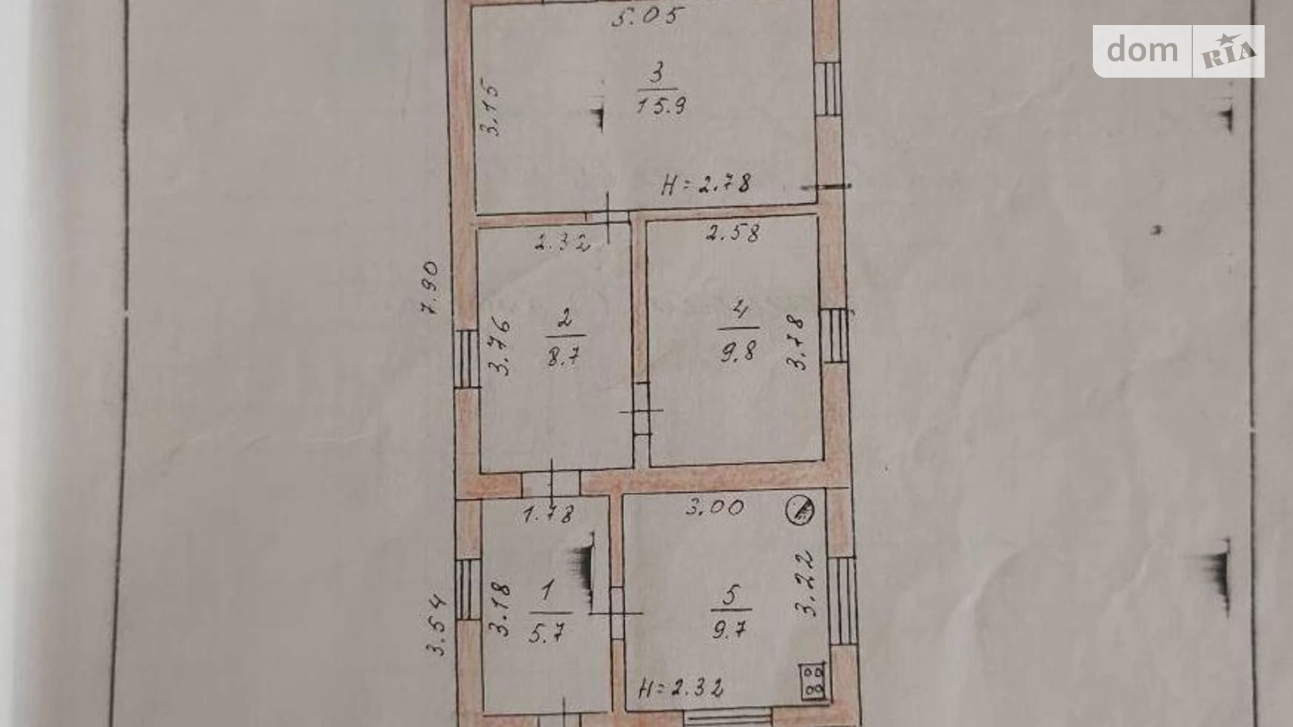 Продается одноэтажный дом 52.7 кв. м с террасой, цена: 65000 $ - фото 3