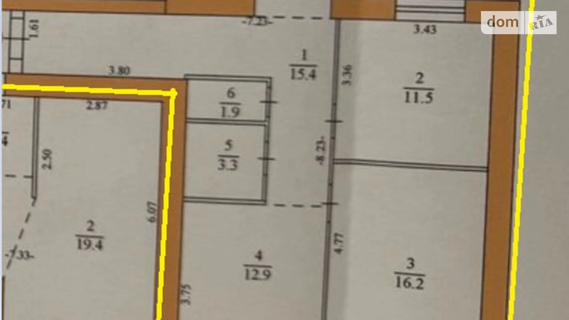 2-комнатная квартира 69 кв. м в, цена: 57000 $ - фото 3