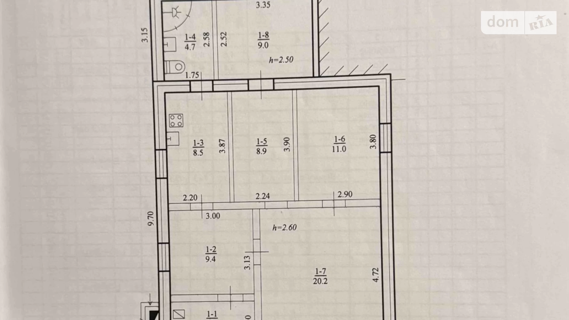 Продается одноэтажный дом 76.3 кв. м с верандой, цена: 51000 $ - фото 3