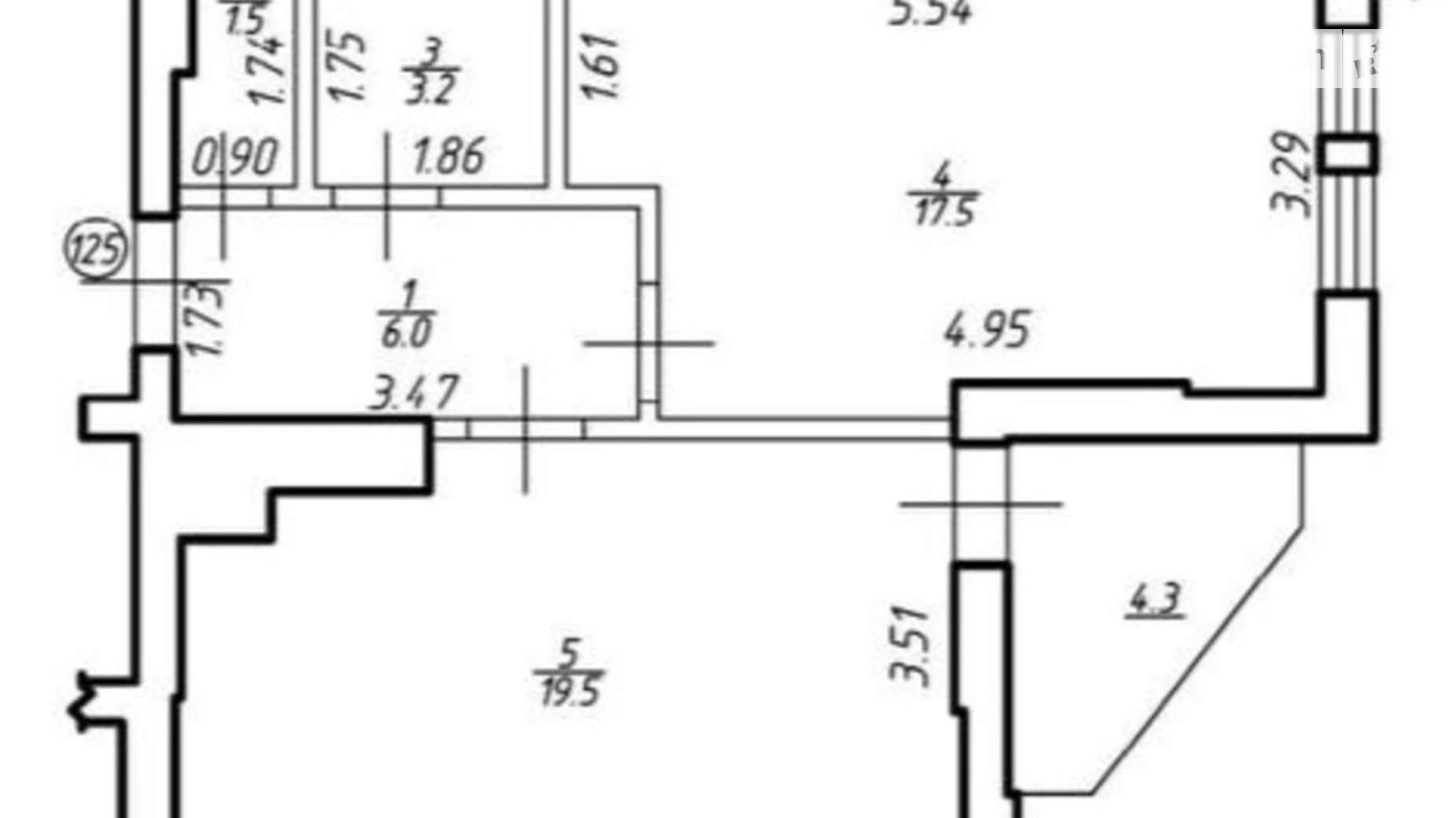 Продается 1-комнатная квартира 49 кв. м в Львове, ул. Под Голоском - фото 2