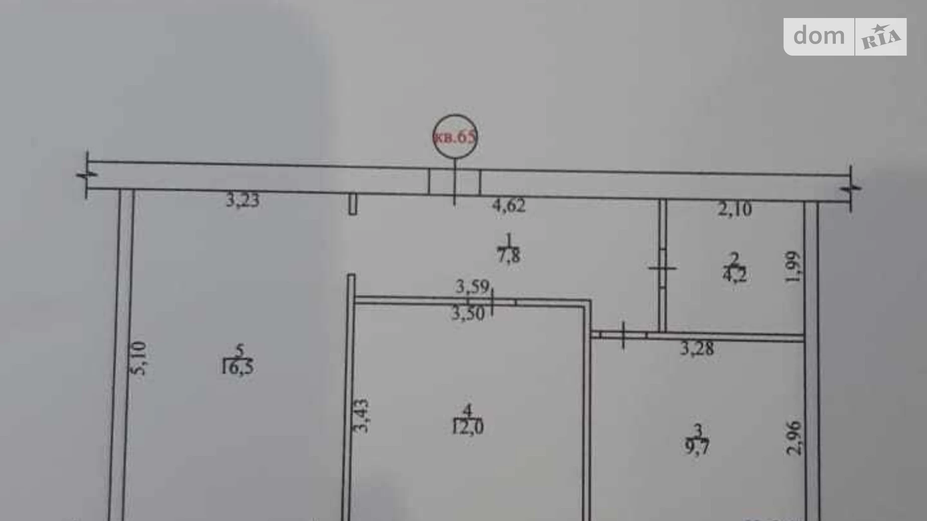 Продается 2-комнатная квартира 52.6 кв. м в Звягеле, пл. Леси Украинки, 7 - фото 2