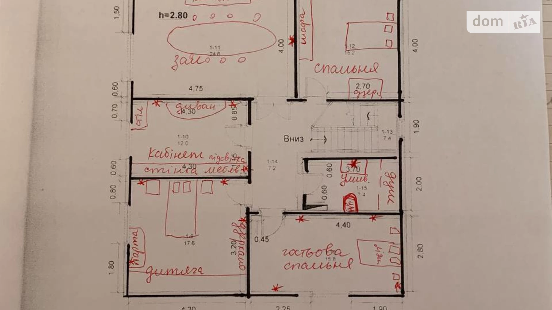 Продается дом на 2 этажа 268.1 кв. м с гаражом, цена: 45000 $ - фото 5
