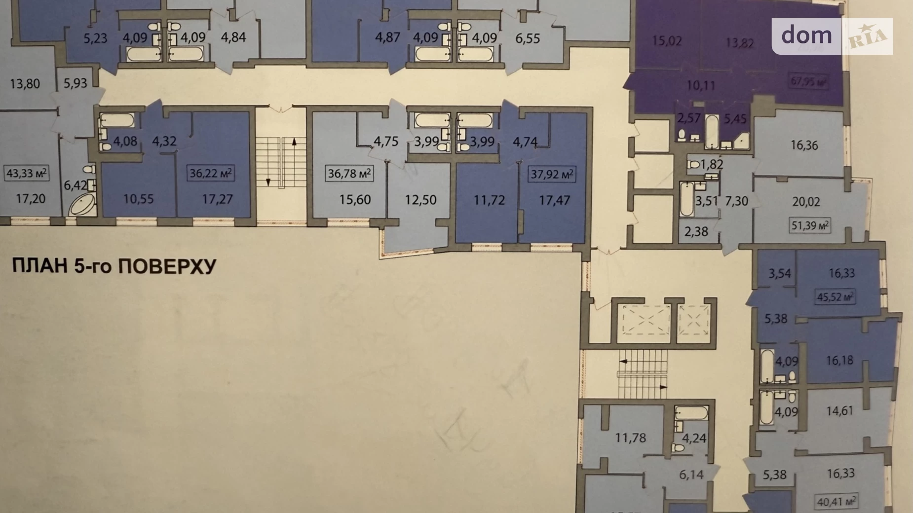 Продается 1-комнатная квартира 45.5 кв. м в Виннице, ул. Евгения Пикуса, 14 - фото 4