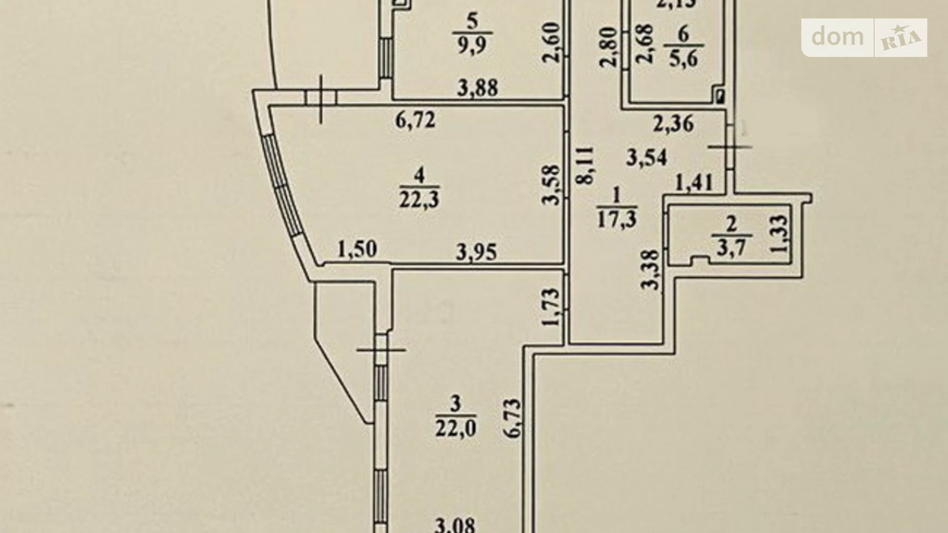 Продается 2-комнатная квартира 84.8 кв. м в Одессе, ул. Люстдорфская дорога, 55Ж - фото 2