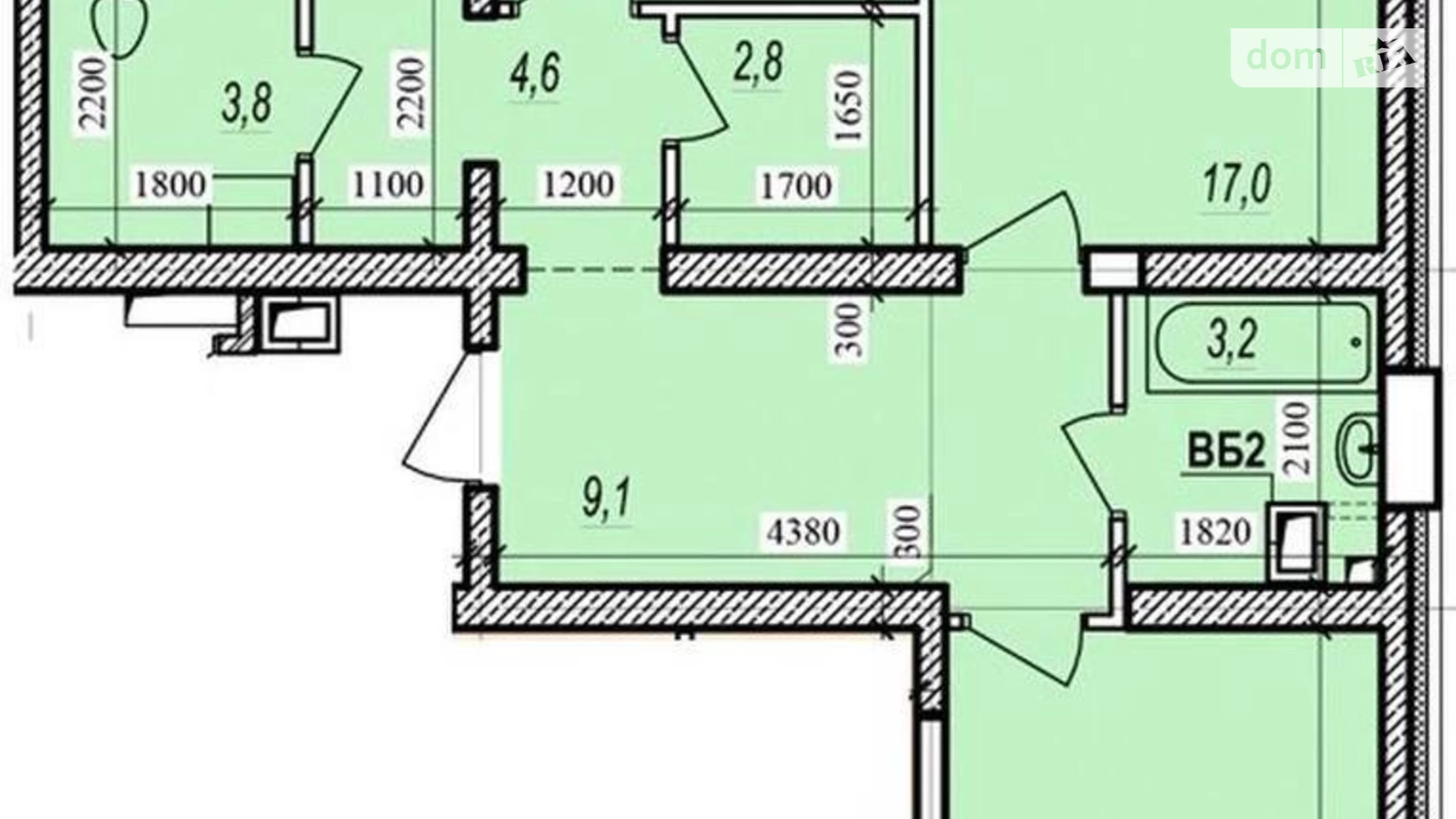 Продается 3-комнатная квартира 93 кв. м в Одессе, ул. Прохоровская, 40 корпус 2 - фото 4