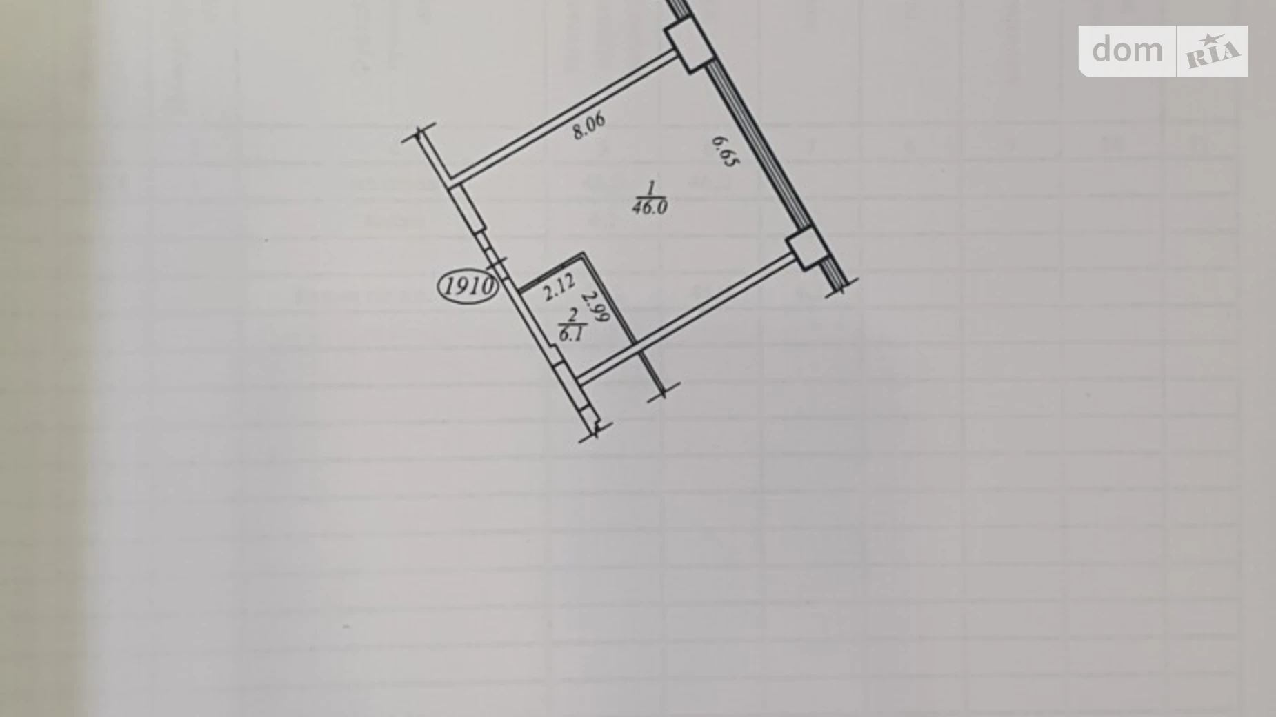 Продається 1-кімнатна квартира 52.1 кв. м у Дніпрі, вул. Набережна Перемоги, 7 корпус 2 - фото 5