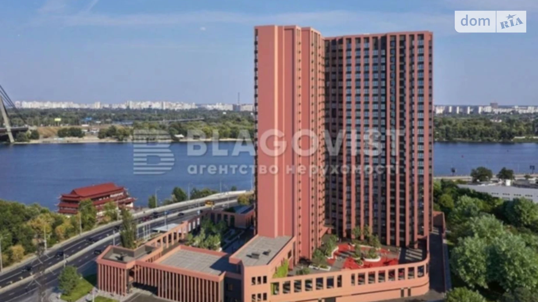 Продается 1-комнатная квартира 43 кв. м в Киеве, ул. Набережно-Рыбальская дорога, 27 - фото 2