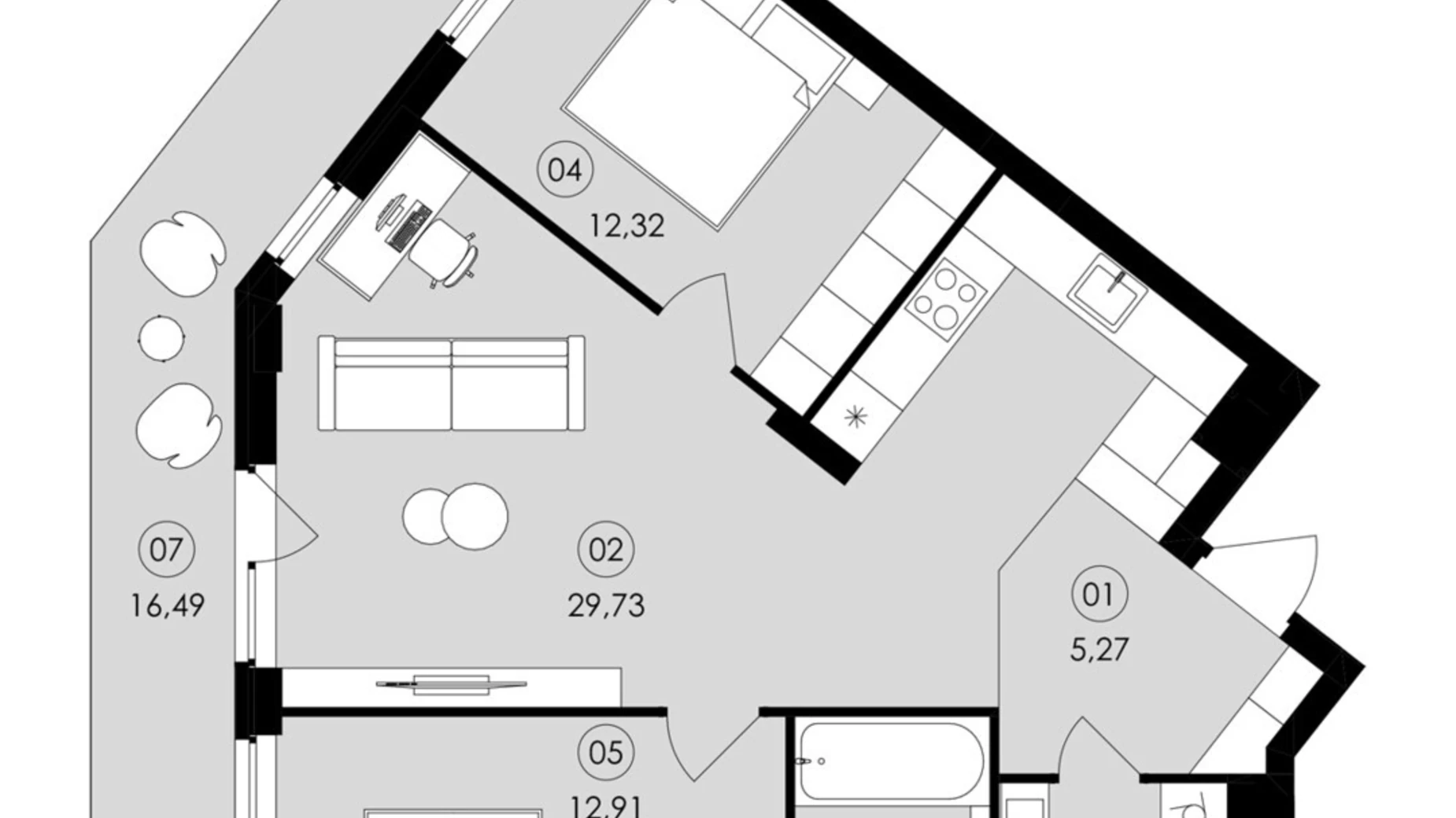 Продается 2-комнатная квартира 75.07 кв. м в Сокольниках, ул. Героев Майдана - фото 2