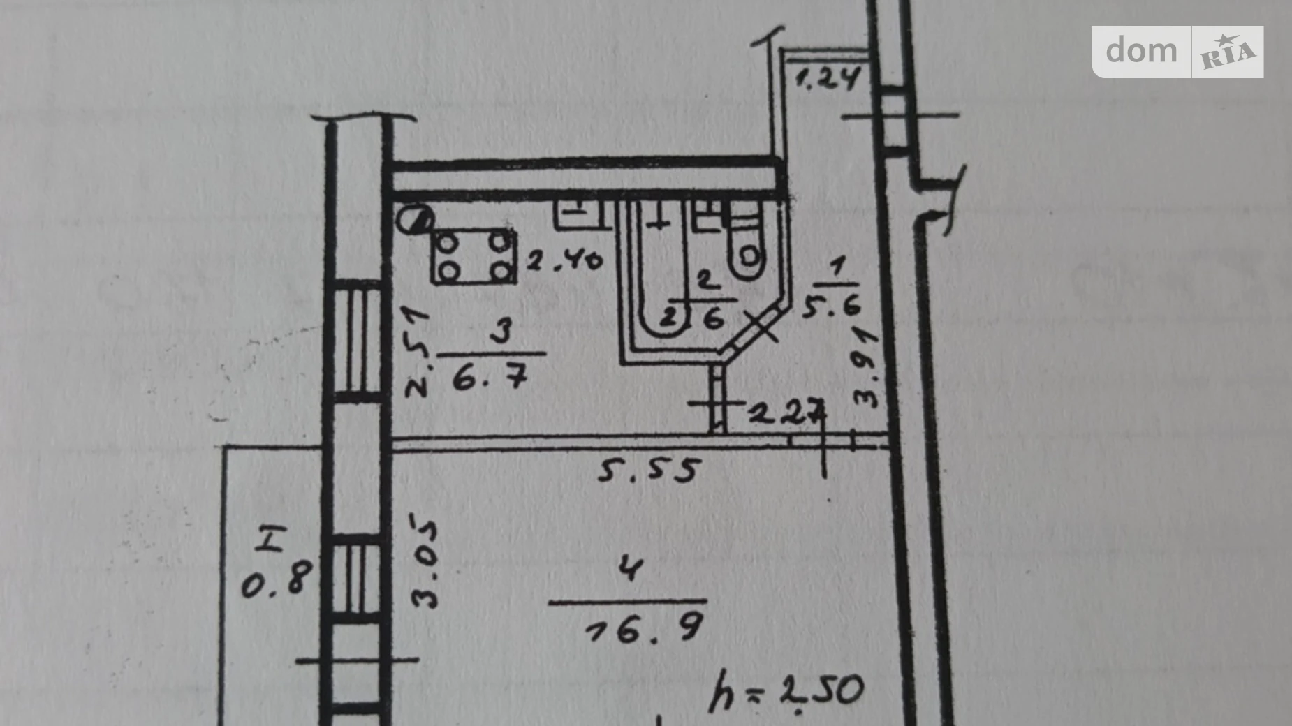 Продается 2-комнатная квартира 45.5 кв. м в Днепре, просп. Хмельницкого Богдана - фото 2