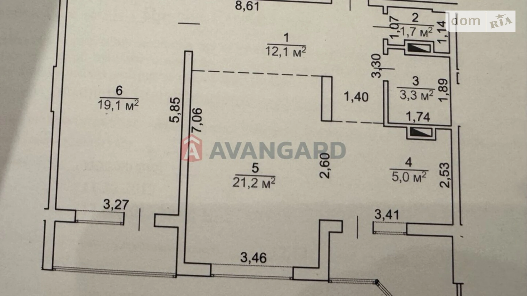 Продається 2-кімнатна квартира 71 кв. м у Черкасах, вул. Грушевського Михайла, 110 - фото 2