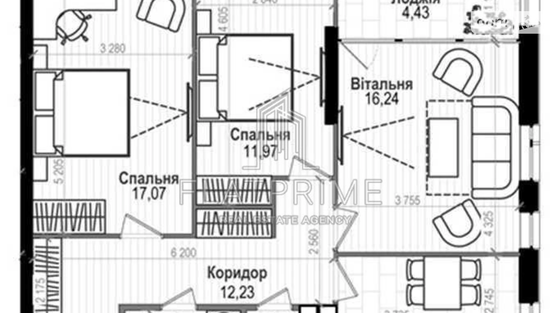 Продается 3-комнатная квартира 78 кв. м в Киеве, цена: 89800 $ - фото 3