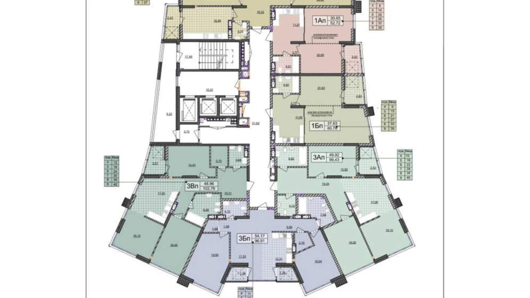 Продается 3-комнатная квартира 102.4 кв. м в Киеве, ул. Евгения Маланюка(Сагайдака), 101 - фото 2