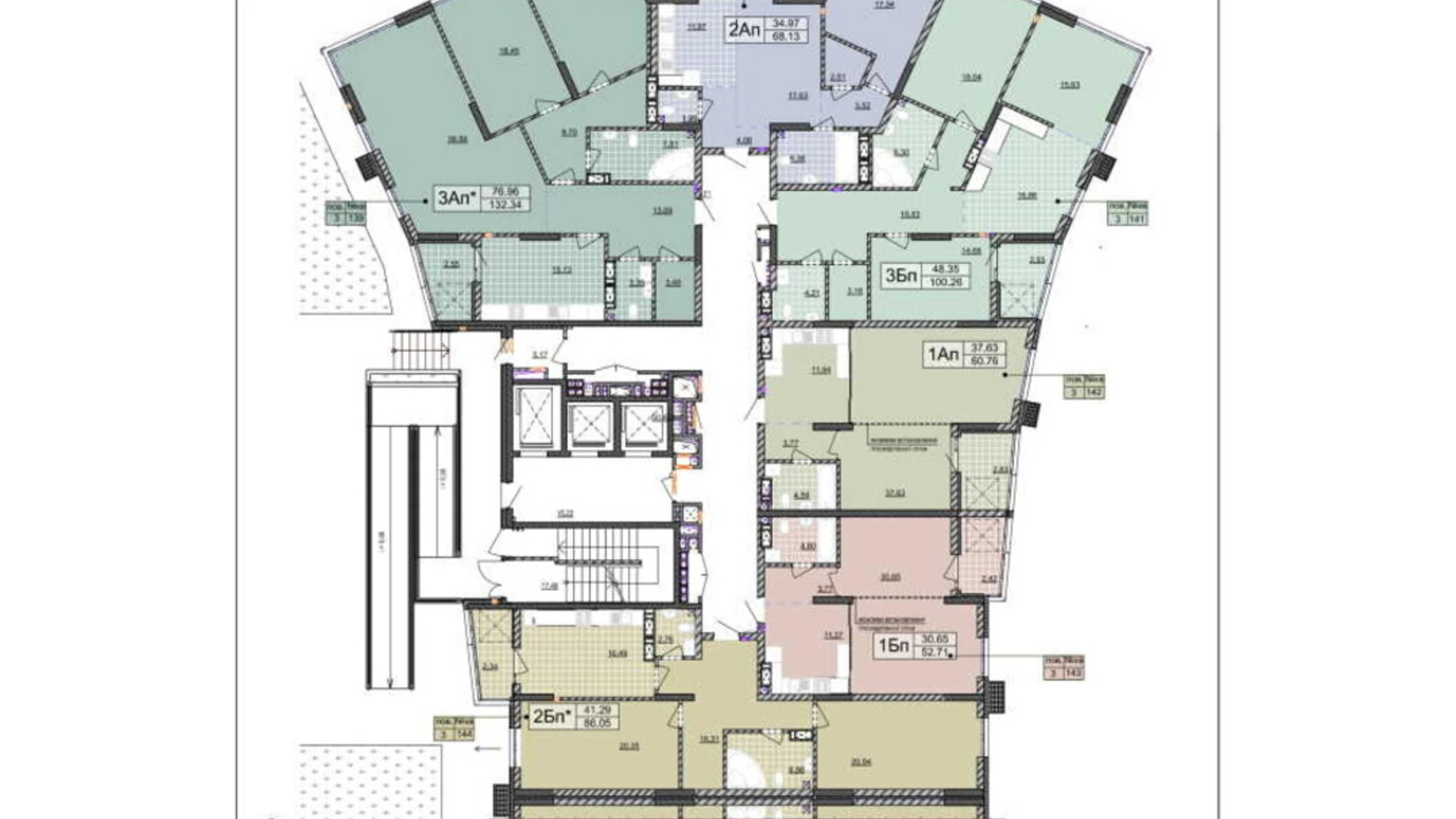 Продается 3-комнатная квартира 135 кв. м в Киеве, ул. Евгения Маланюка(Сагайдака), 101 - фото 2