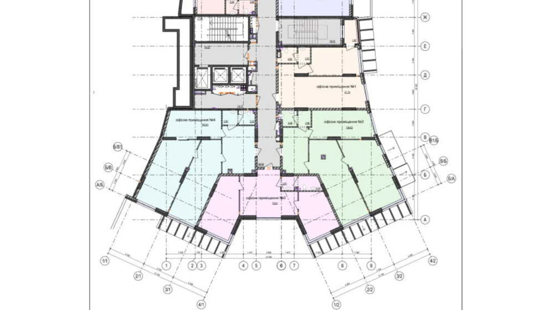 Продается офис 43.4 кв. м в бизнес-центре, цена: 64029 $ - фото 2