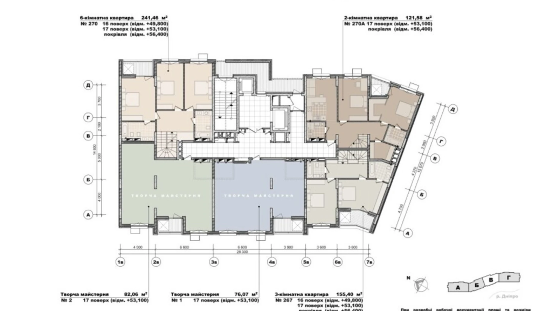 Продається 6-кімнатна квартира 241.46 кв. м у Києві, вул. Микільсько-Слобідська, 11 - фото 3