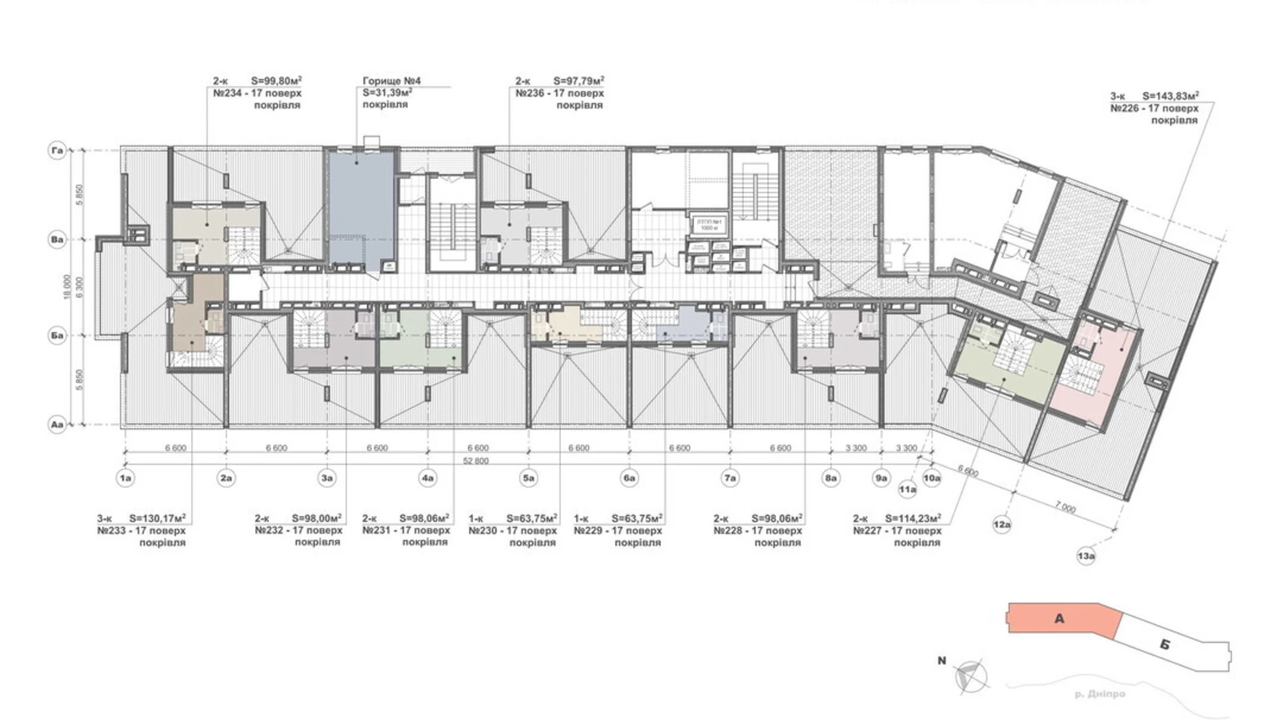 Продается 2-комнатная квартира 98 кв. м в Киеве, ул. Евгения Маланюка(Сагайдака), 101 - фото 2
