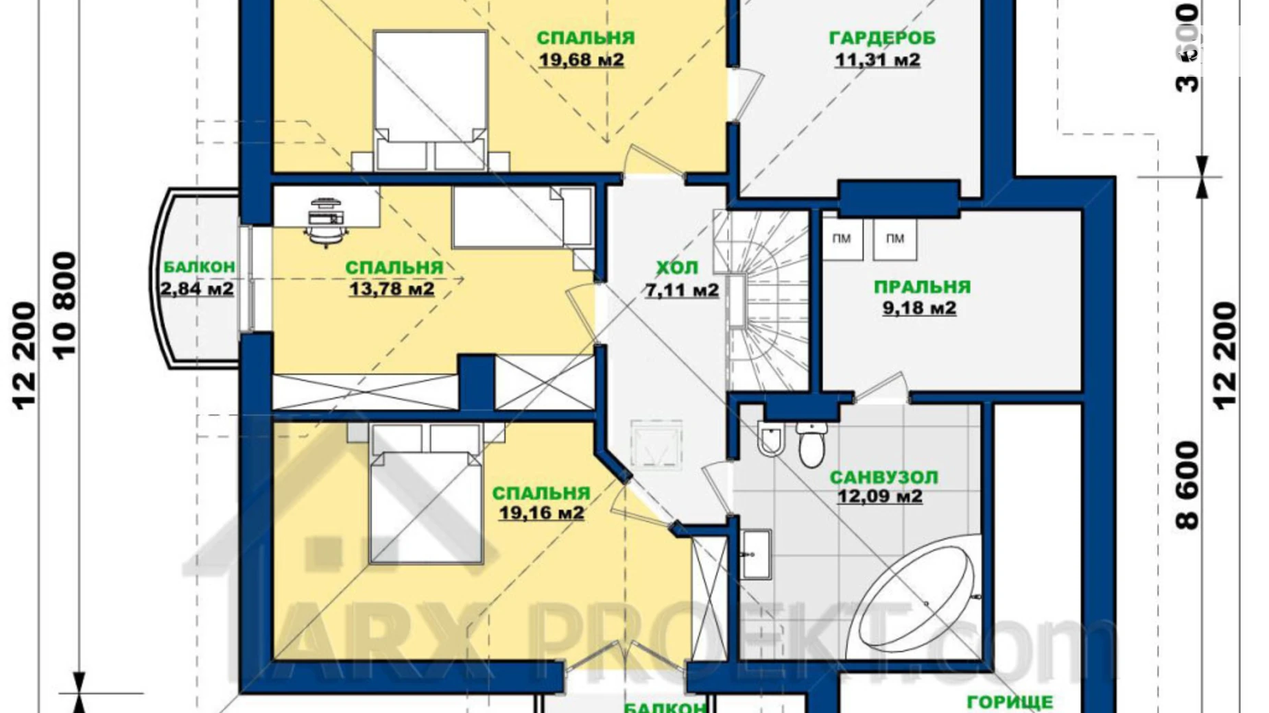 Продается дом на 2 этажа 200 кв. м с мансардой, цена: 159000 $ - фото 3