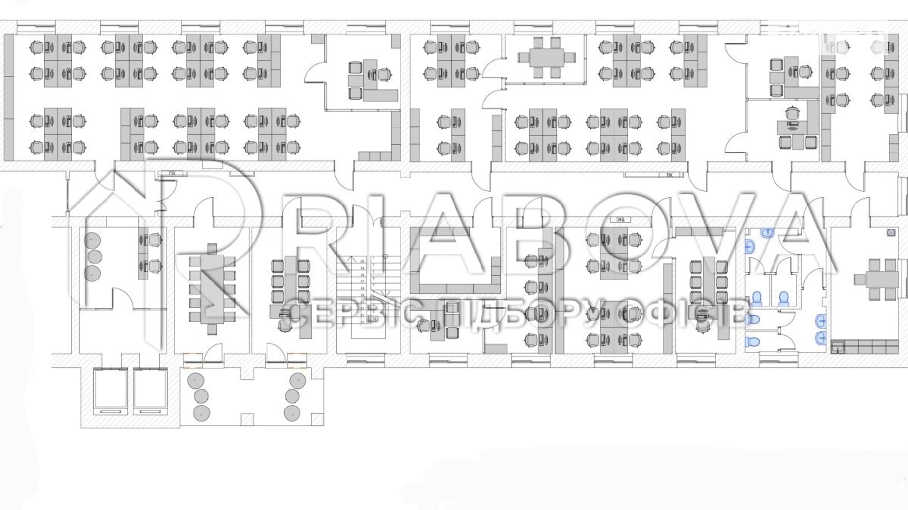 Здається в оренду офіс 520 кв. м в бізнес-центрі, цена: 9945 $ - фото 3