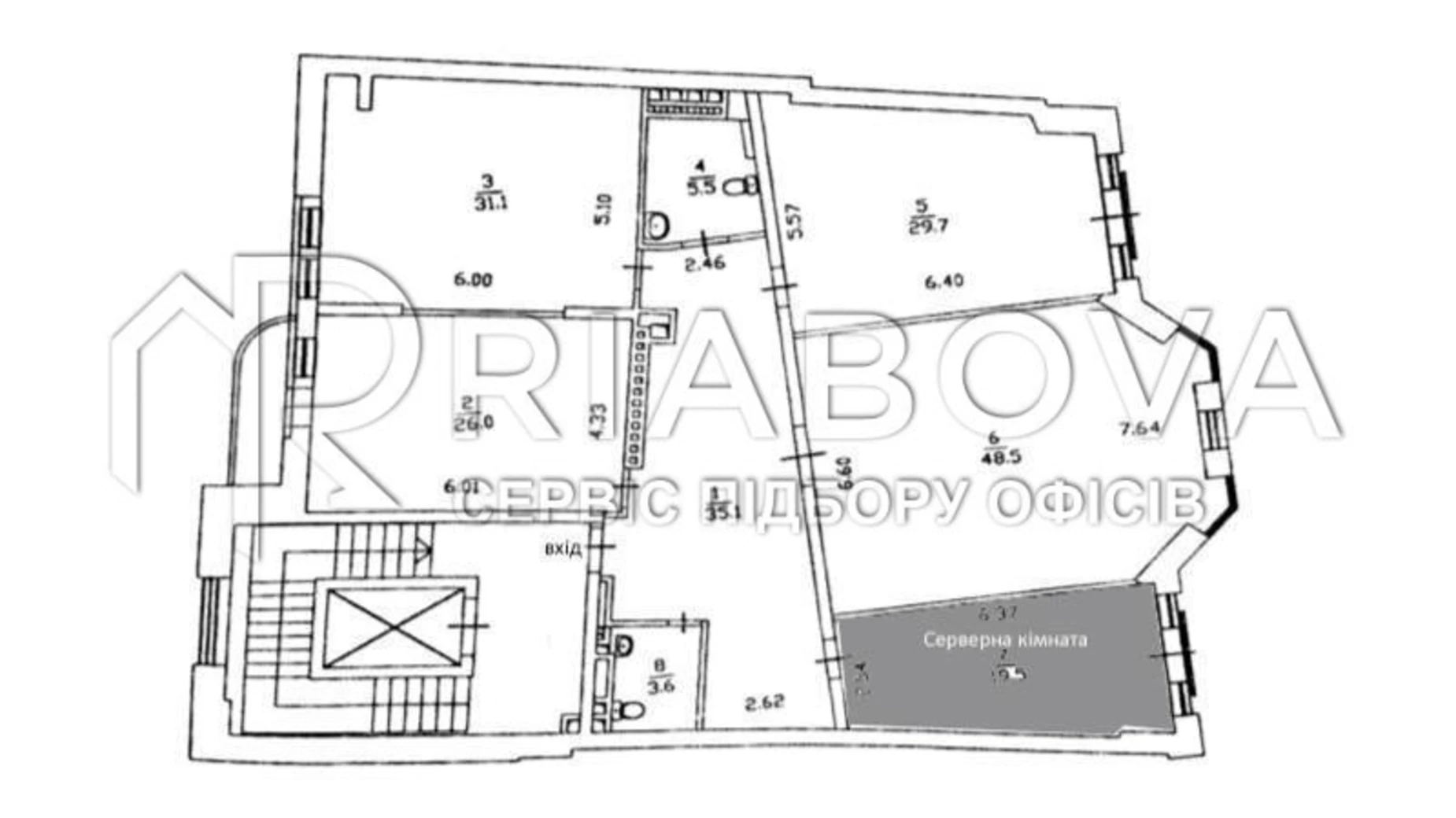 Сдается в аренду офис 182 кв. м в бизнес-центре, цена: 2350 $ - фото 2