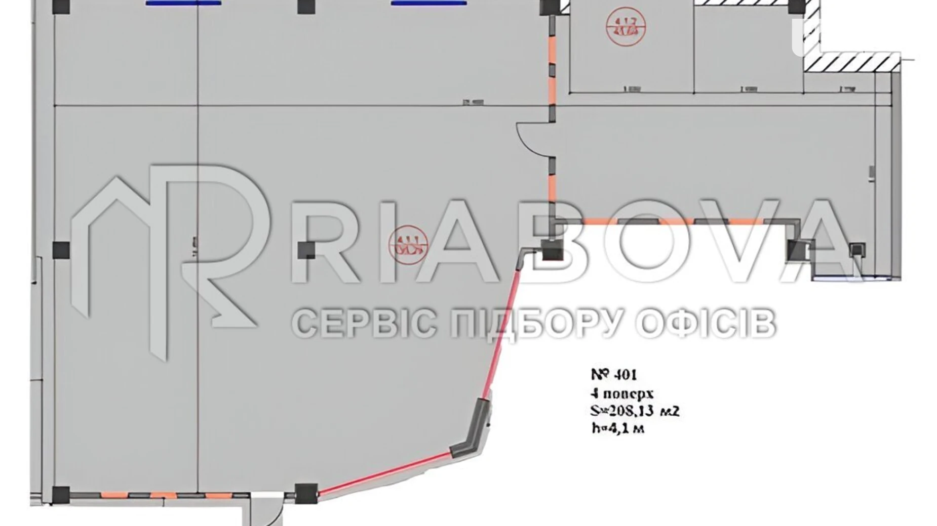 Сдается в аренду офис 181 кв. м в бизнес-центре, цена: 91575 грн - фото 5
