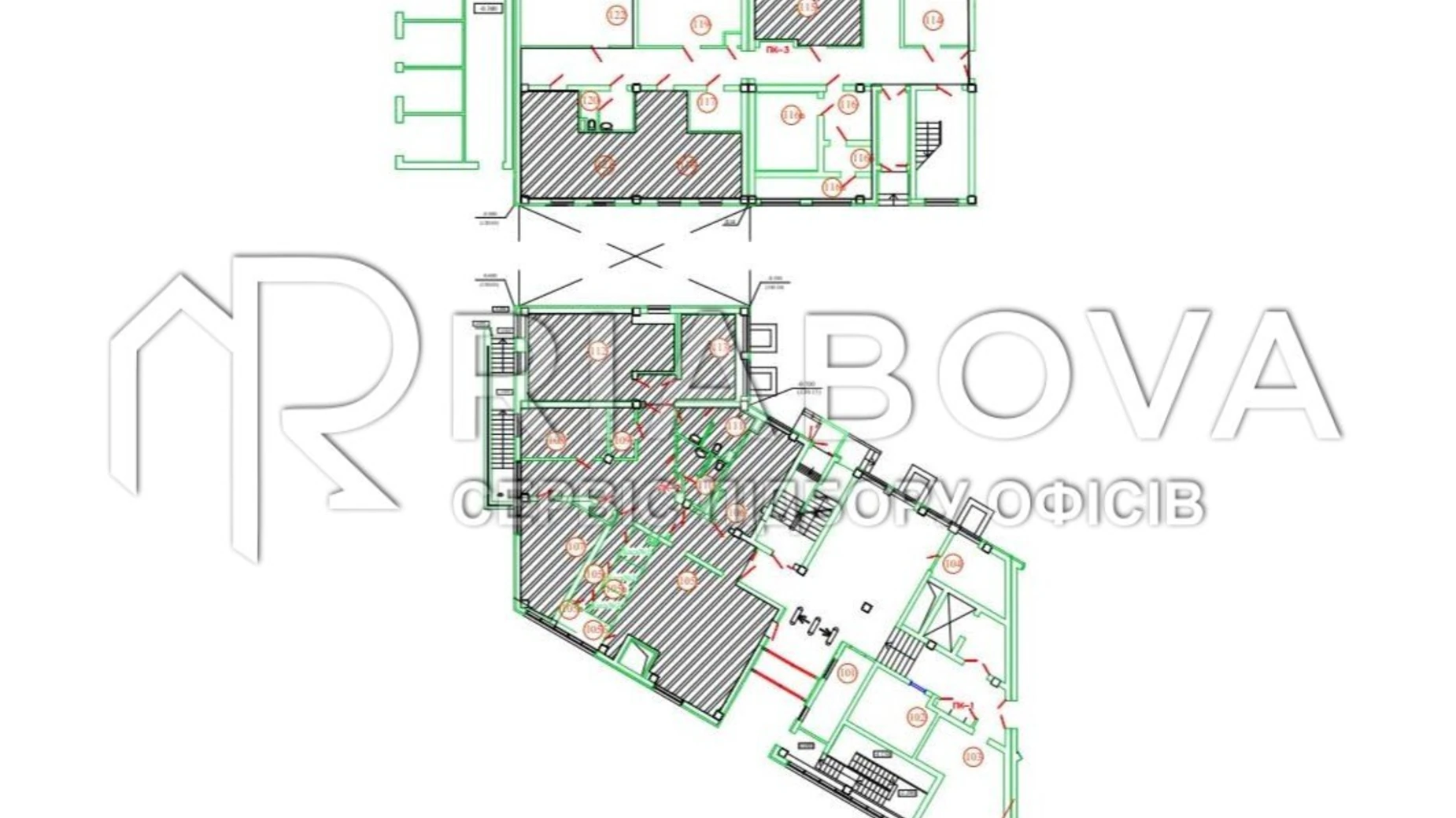 Сдается в аренду офис 285.74 кв. м в бизнес-центре, цена: 142870 грн - фото 2