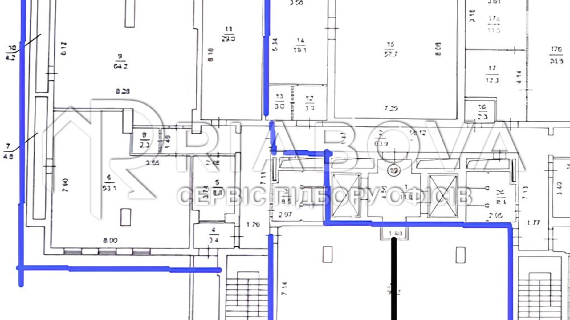 Сдается в аренду офис 233.5 кв. м в бизнес-центре, цена: 1500 € - фото 2