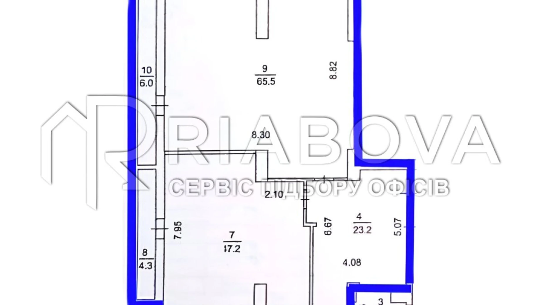 Сдается в аренду офис 146 кв. м в бизнес-центре, цена: 1460 € - фото 2