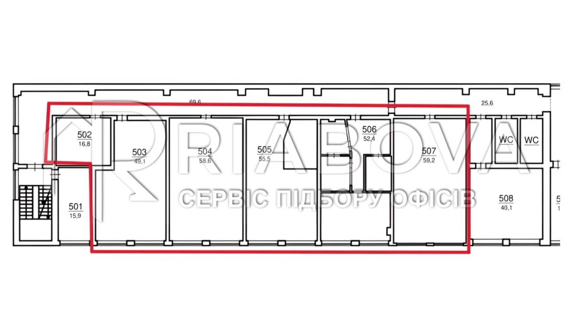 Сдается в аренду офис 361.2 кв. м в бизнес-центре, цена: 84574 грн - фото 2