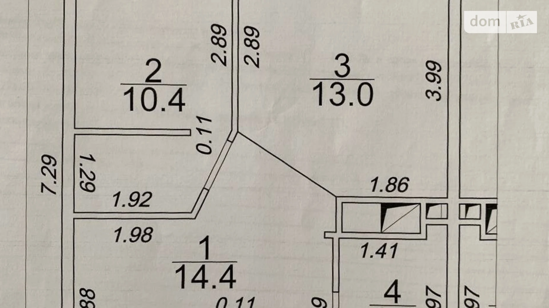 Продається 1-кімнатна квартира 44 кв. м у Крижанівка, вул. Академіка Сахарова, 3Е - фото 4