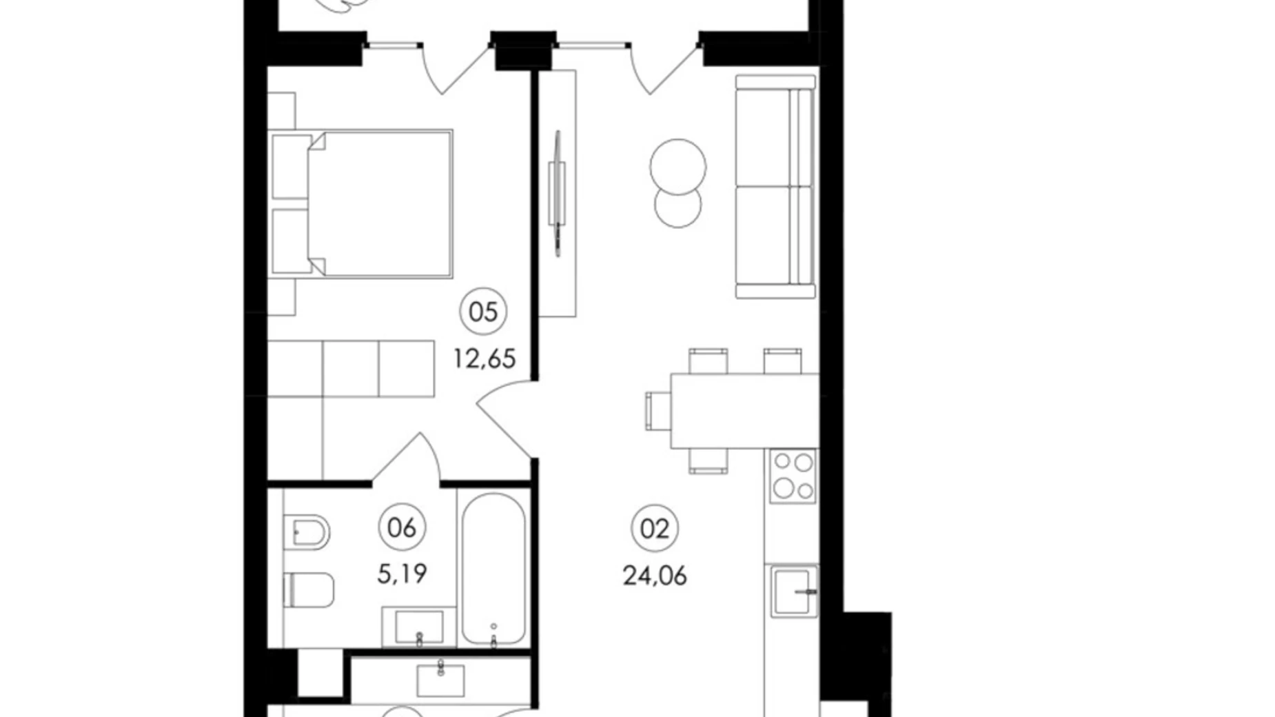 Продается 2-комнатная квартира 62.92 кв. м в Сокольниках, ул. Героев Майдана - фото 2