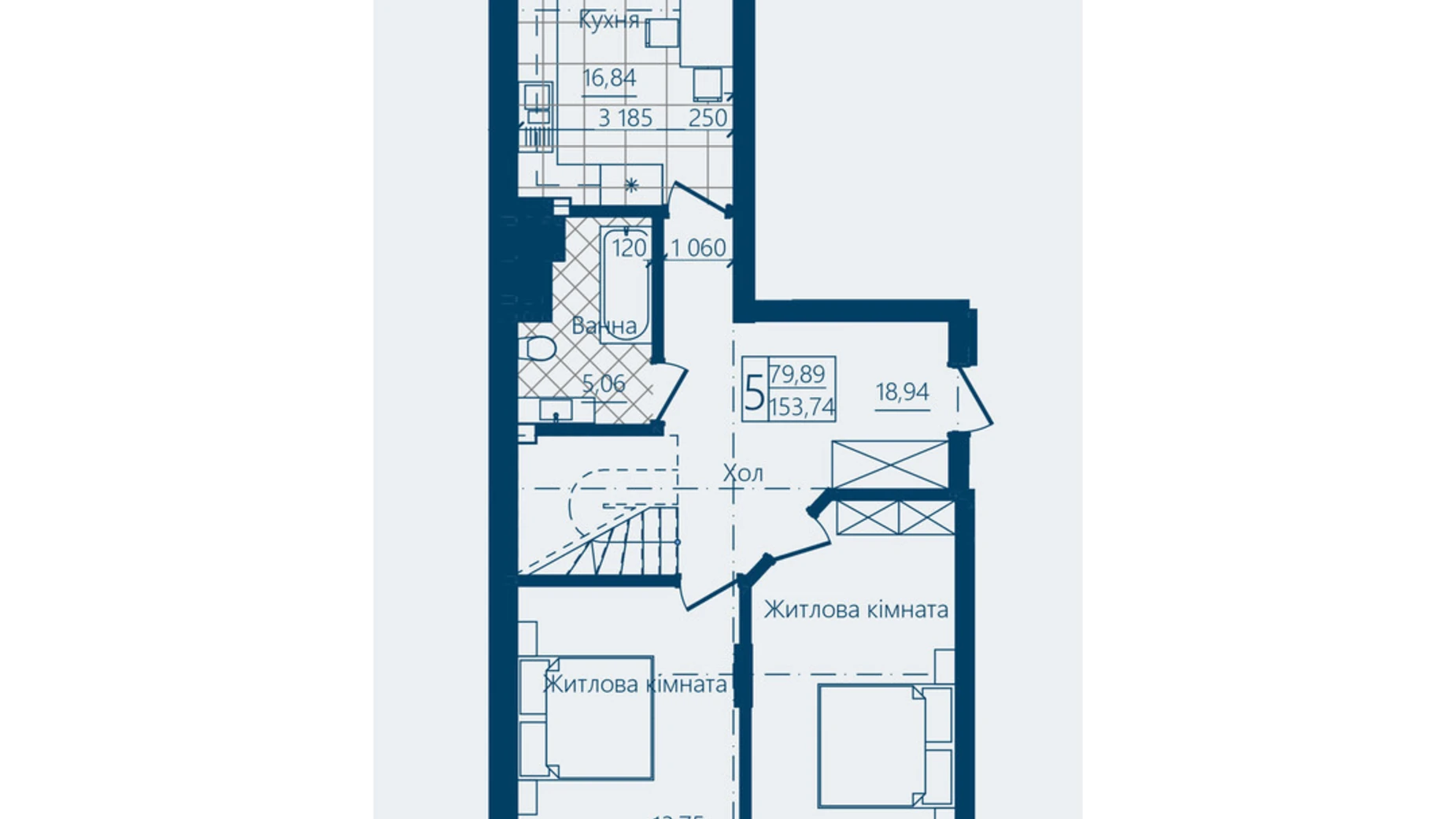 Продается 5-комнатная квартира 153.74 кв. м в Черновцах, цена: 138366 $ - фото 2