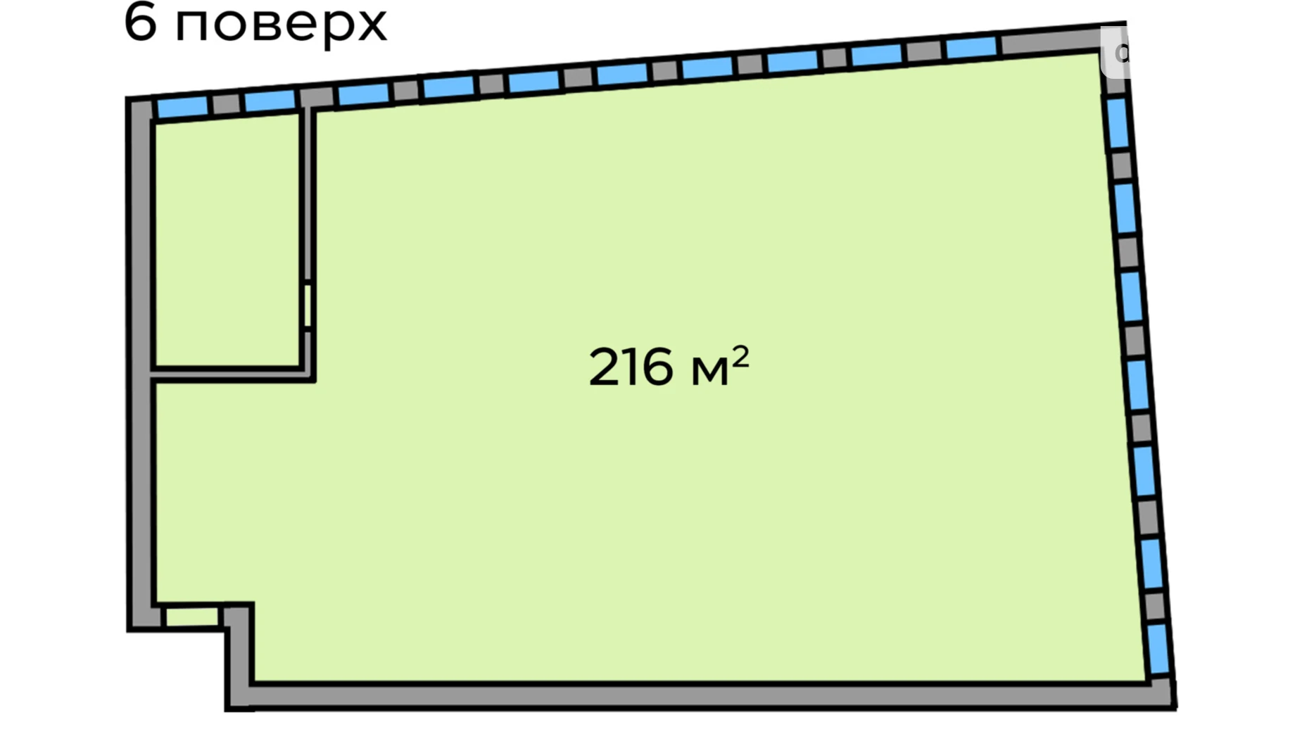 Сдается в аренду офис 216 кв. м в бизнес-центре, цена: 2592 $ - фото 4