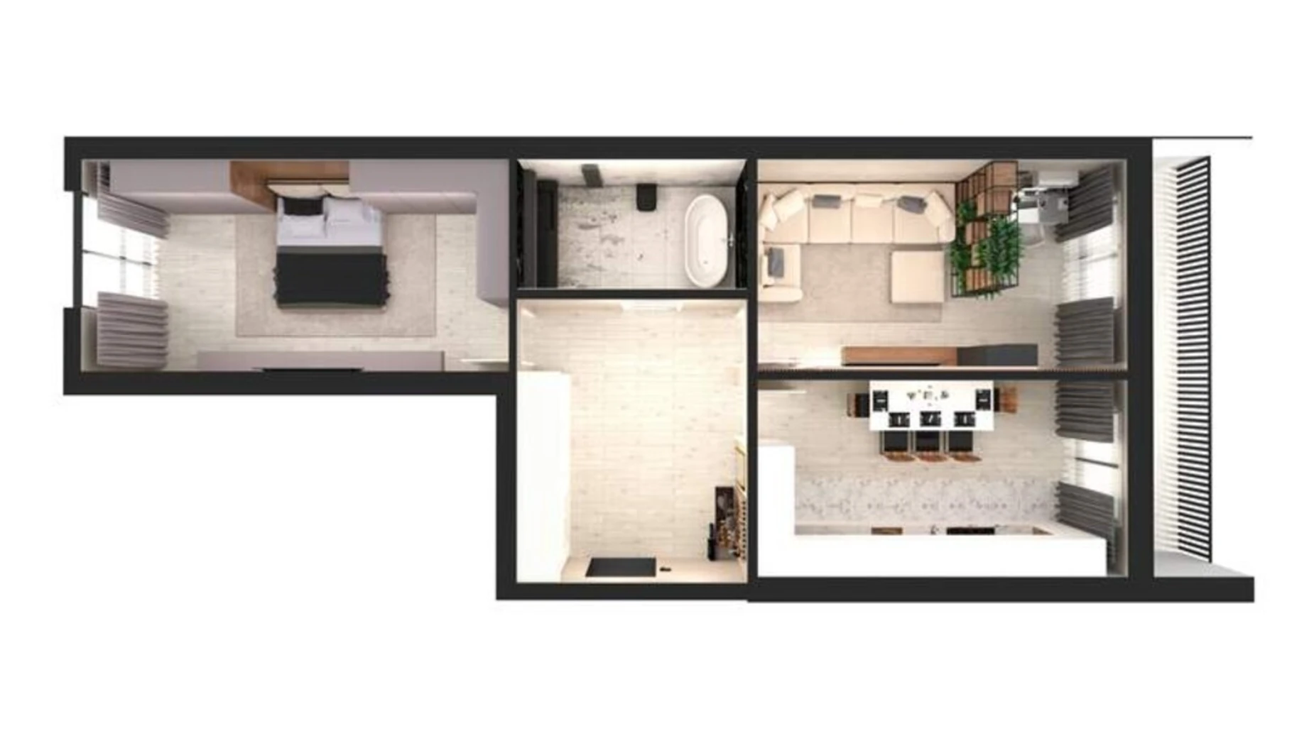 Продается 2-комнатная квартира 73.1 кв. м в Ужгороде, ул. Легоцкого, 80 - фото 2