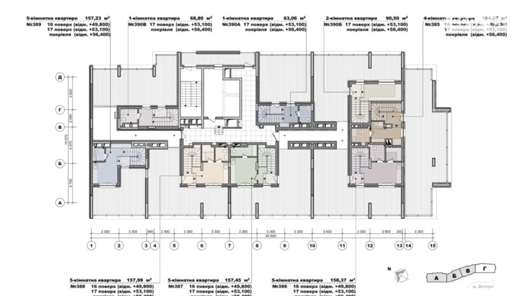 Продается 4-комнатная квартира 194.67 кв. м в Киеве, ул. Никольско-Слободская, 11 - фото 5