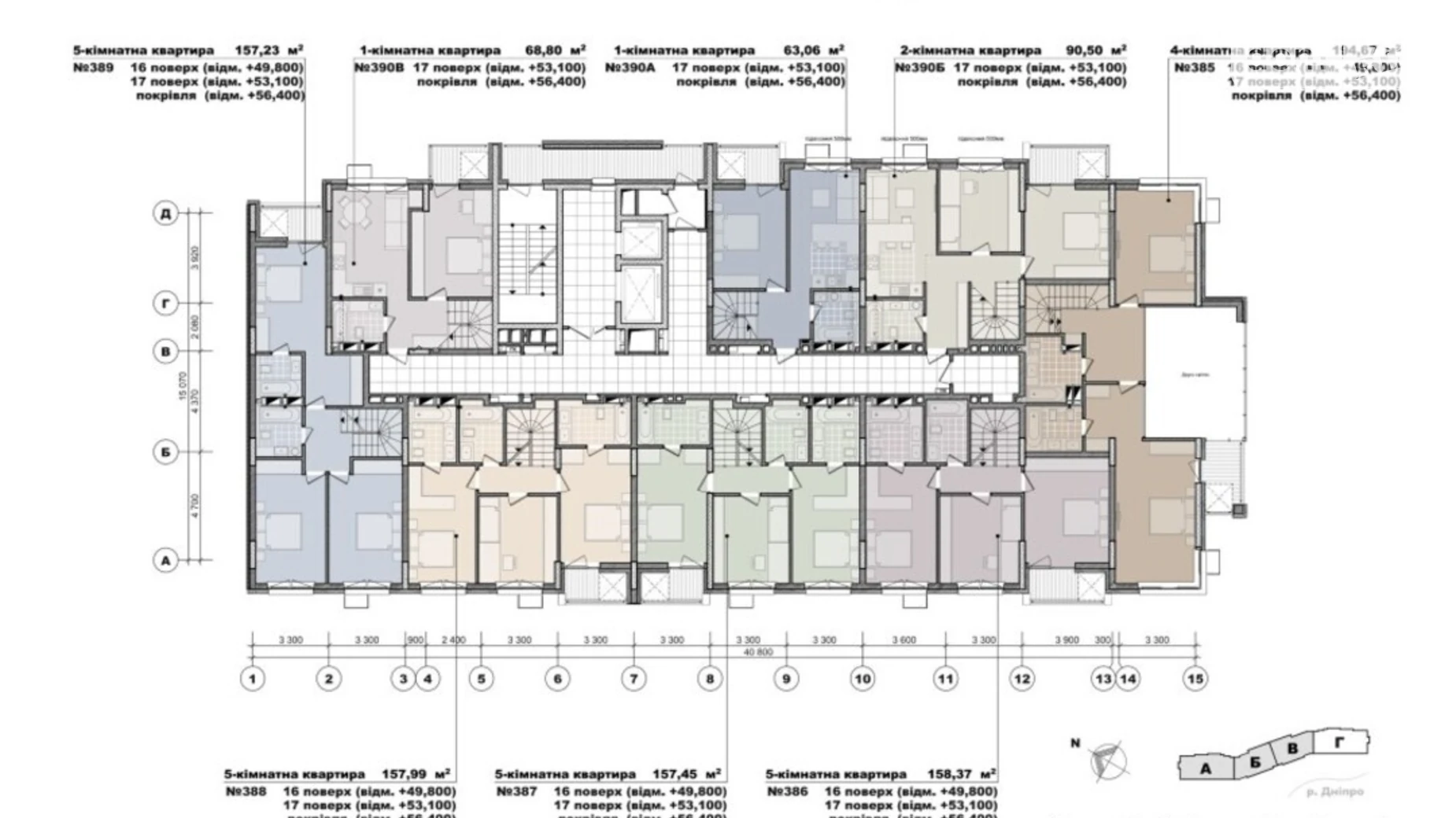 Продается 4-комнатная квартира 194.67 кв. м в Киеве, ул. Никольско-Слободская, 11 - фото 4