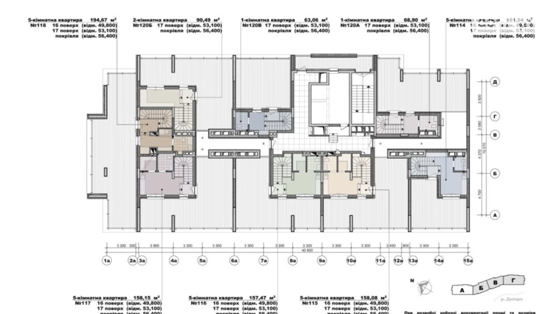Продается 1-комнатная квартира 44.39 кв. м в Киеве, ул. Никольско-Слободская, 11 - фото 4