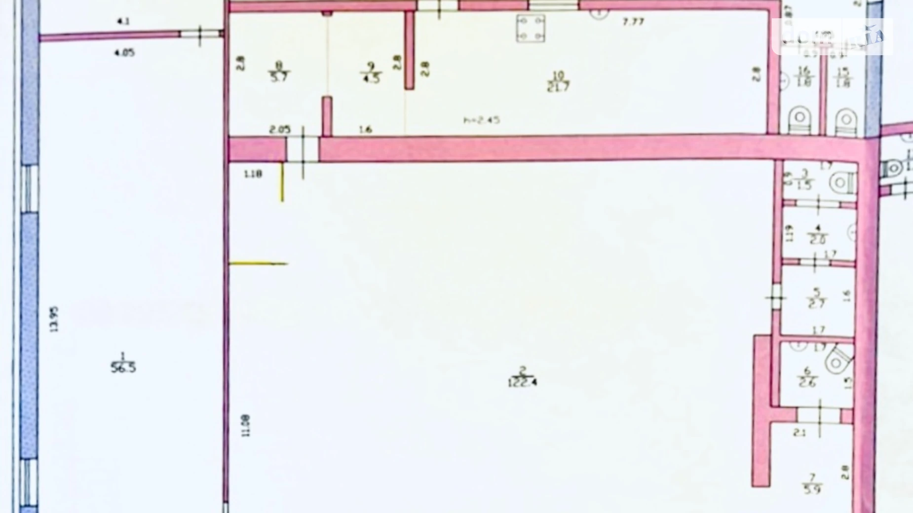 Сдается в аренду объект сферы услуг 383 кв. м в 1-этажном здании, цена: 55000 грн - фото 5