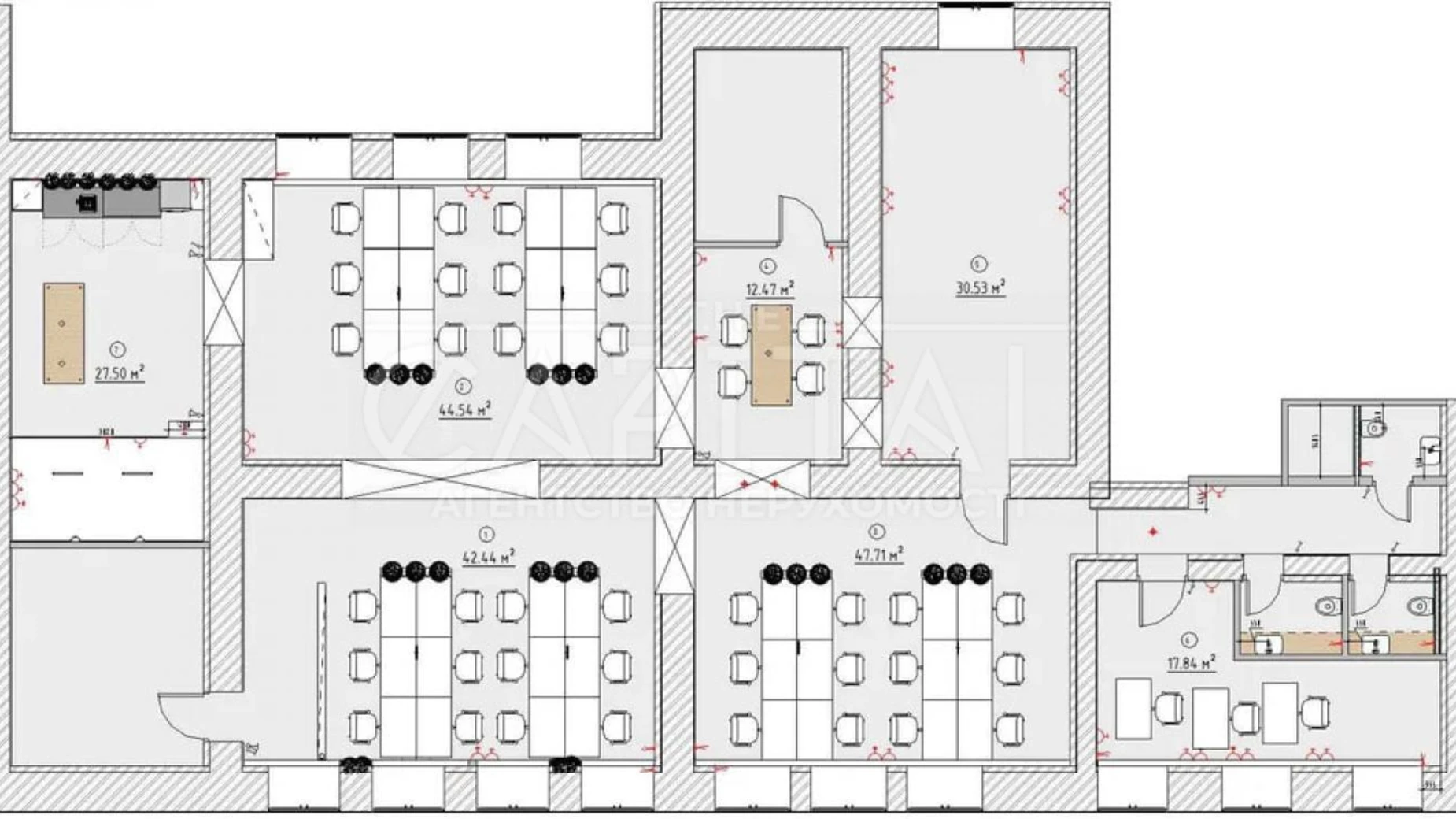 Сдается в аренду офис 250 кв. м в бизнес-центре, цена: 6000 $ - фото 4